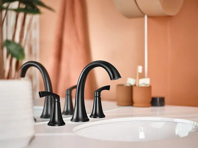 Black bathroom sink faucet - Weinstein Kitchen & Bath Showroom West Chester