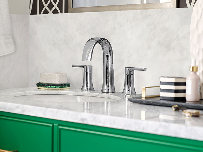 Silver bathroom faucet - Weinstein Wholesale Plumbing Supply West Chester PA