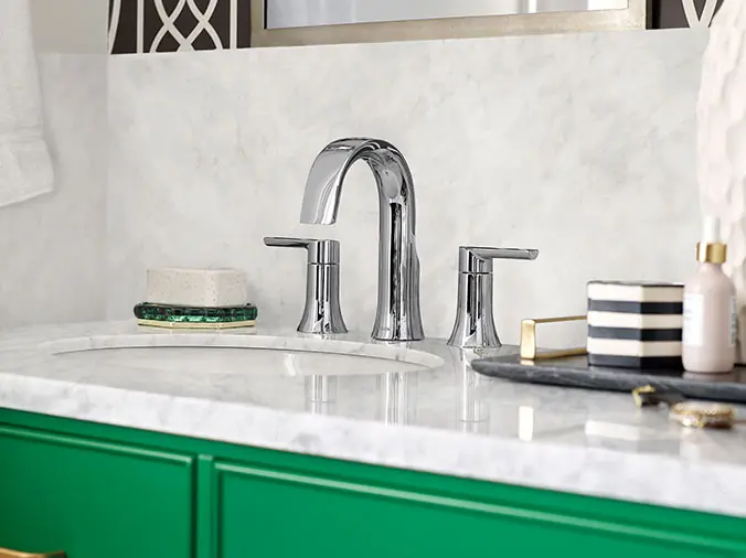 Silver bathroom faucet - Weinstein Wholesale Plumbing Supply West Chester PA